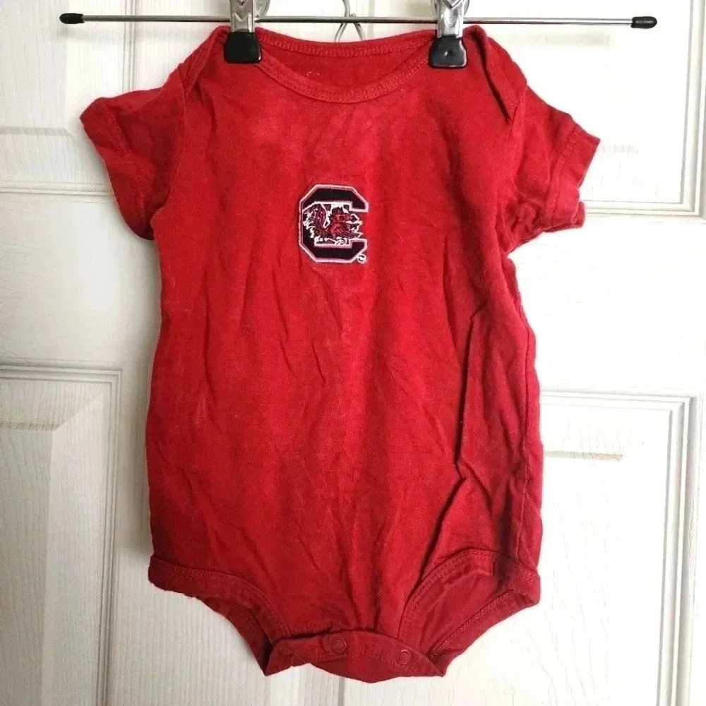 University of South Carolina Onesie 3-6 Mos School Colors